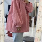 شومیز دورویه چهارخونه نعنا