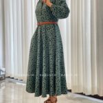 پیراهن مجلسی شالی