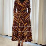 پیراهن مجلسی رنگین کمان