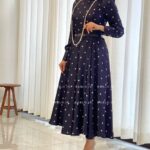 پیراهن آوا ساتن ابریشمی
