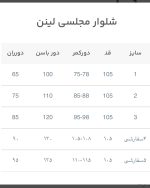 شلوار مجلسی کرپ لینن - Image 9