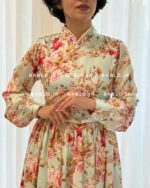 پیراهن حریر نگار فیروزه - Image 6