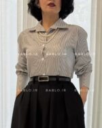 شومیز راه راه نیکی - Image 2