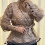 شومیز مجلسی خالدار
