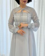 پیراهن مجلسی زردخت (حریر) - Image 6
