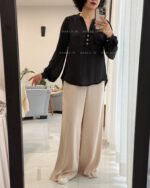 ست شومیز و شلوار برکه - Image 10