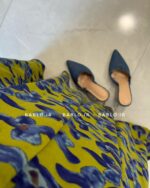 پیراهن شکوفه آبی - Image 5